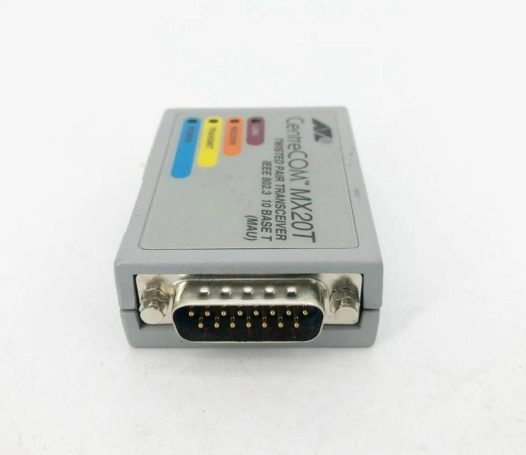 Used Allied Telesyn CentreCOM AT-MX20T Twisted Pair Transceiver