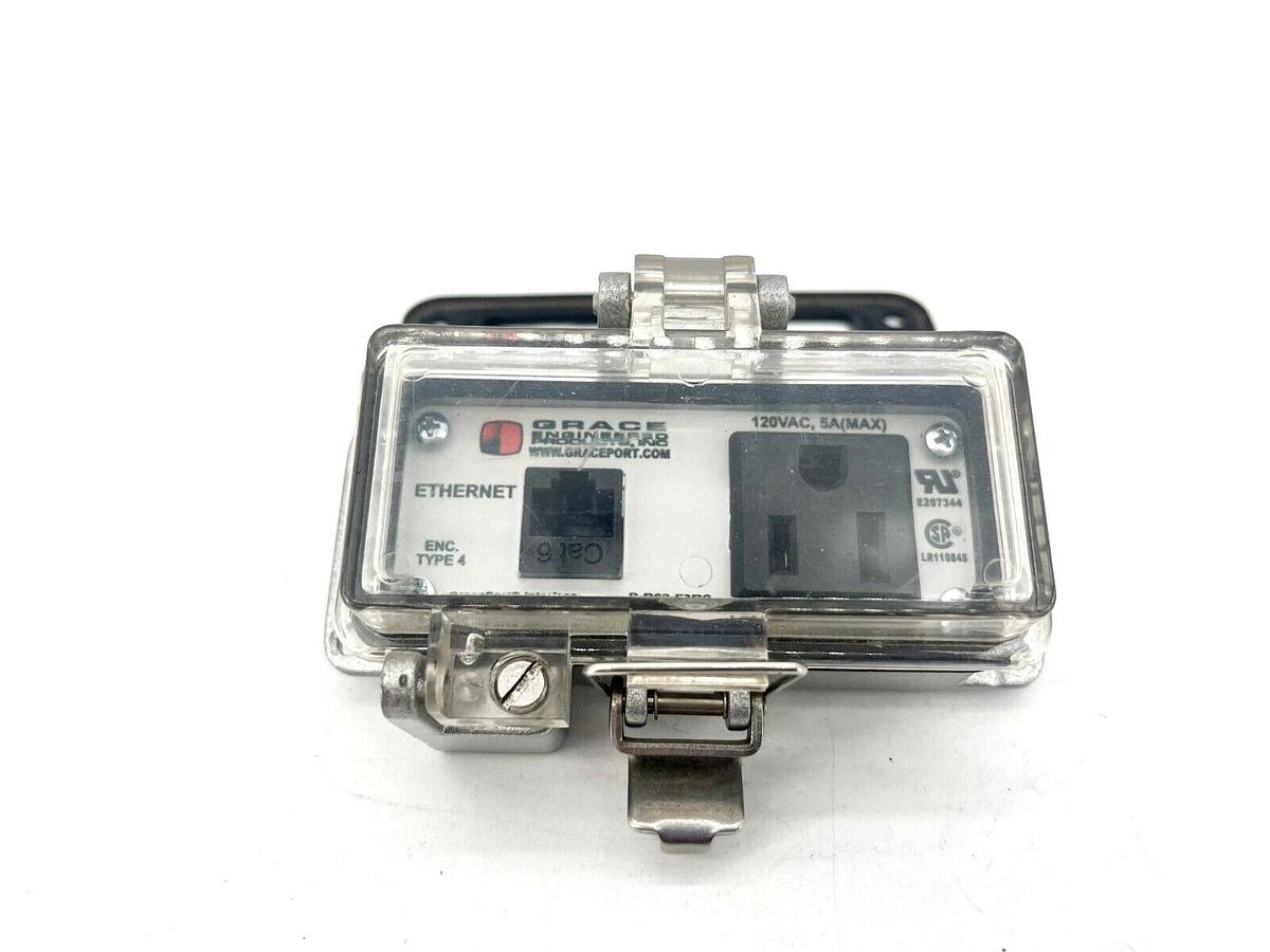 Used Grace Engineered Products P-R62-F3R0 Ethernet Panel Interface Connector