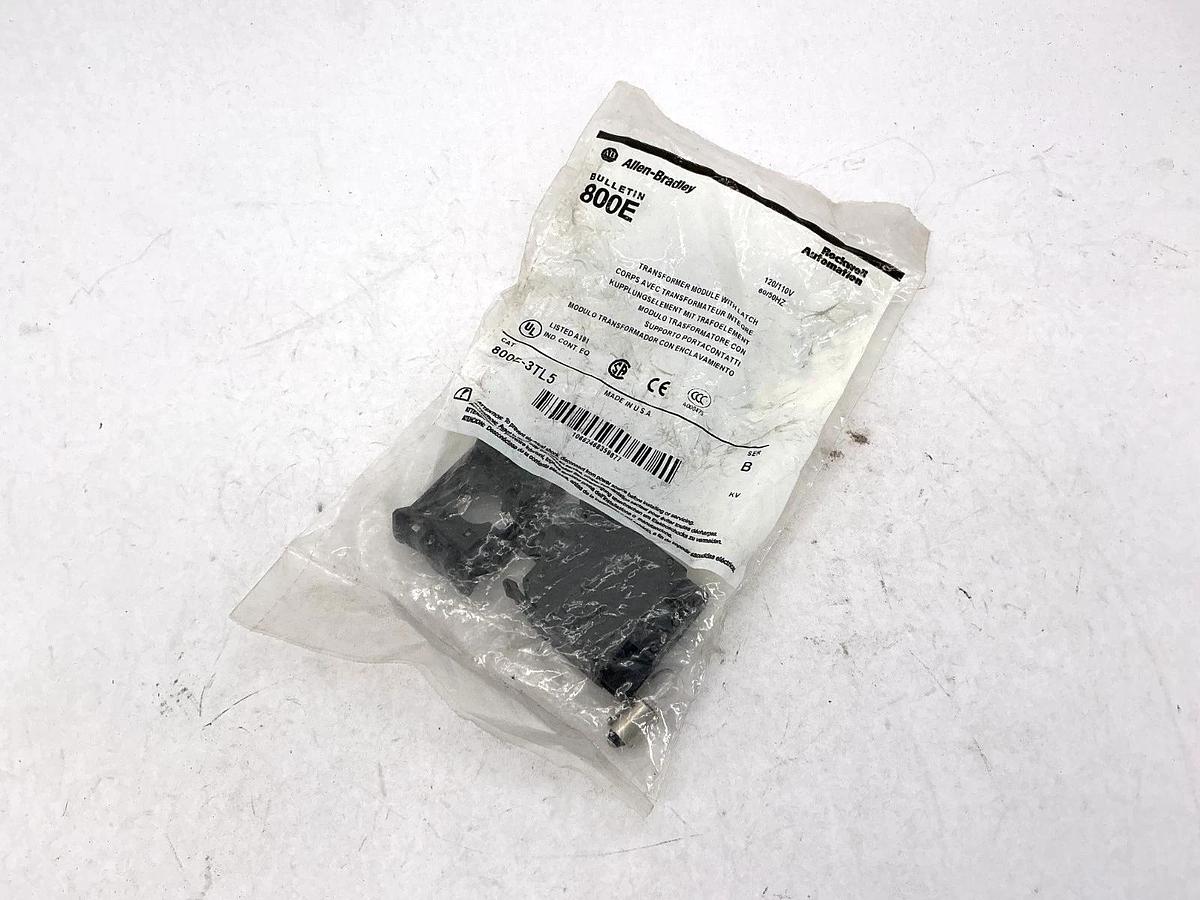 Lot of 2 New Allen Bradley 800E-3TL5 Ser B Transformer Module w/ Latch 110/120V