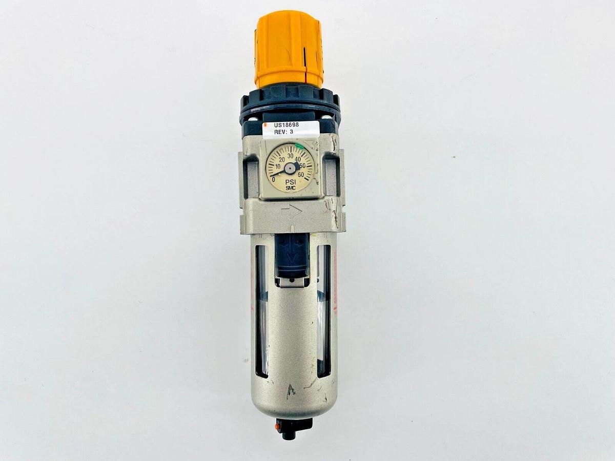 New SMC US18698 Filter Regulator 0-60PSI