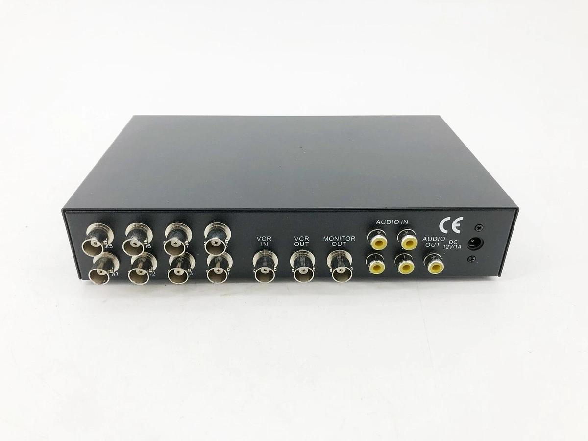 New Opticom QS4-8 Color Quad Processor Module 8-Channel NTSC