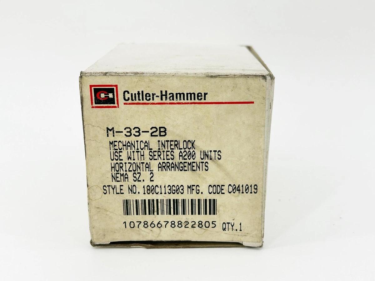New Cutler-Hammer M-33-2B Interlock Switch Size 2