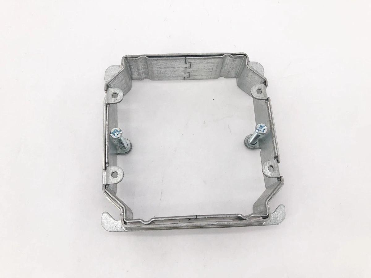 Lot of 2 New Cooper Crouse Hinds 6820760 Adjustable Mud Rings 4" x 1" - No Box