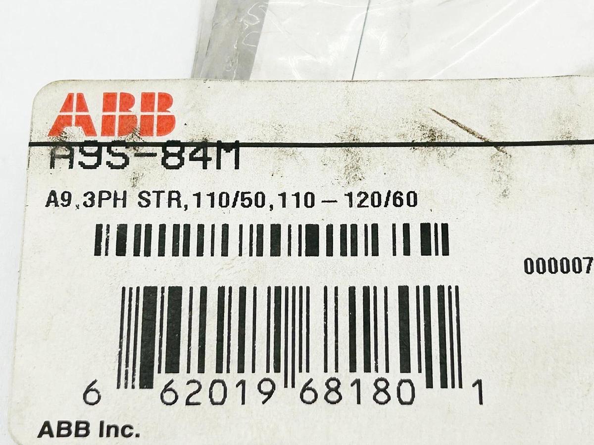 New ABB A9S-84M Starter 3PH 110/120V 50/60Hz A9