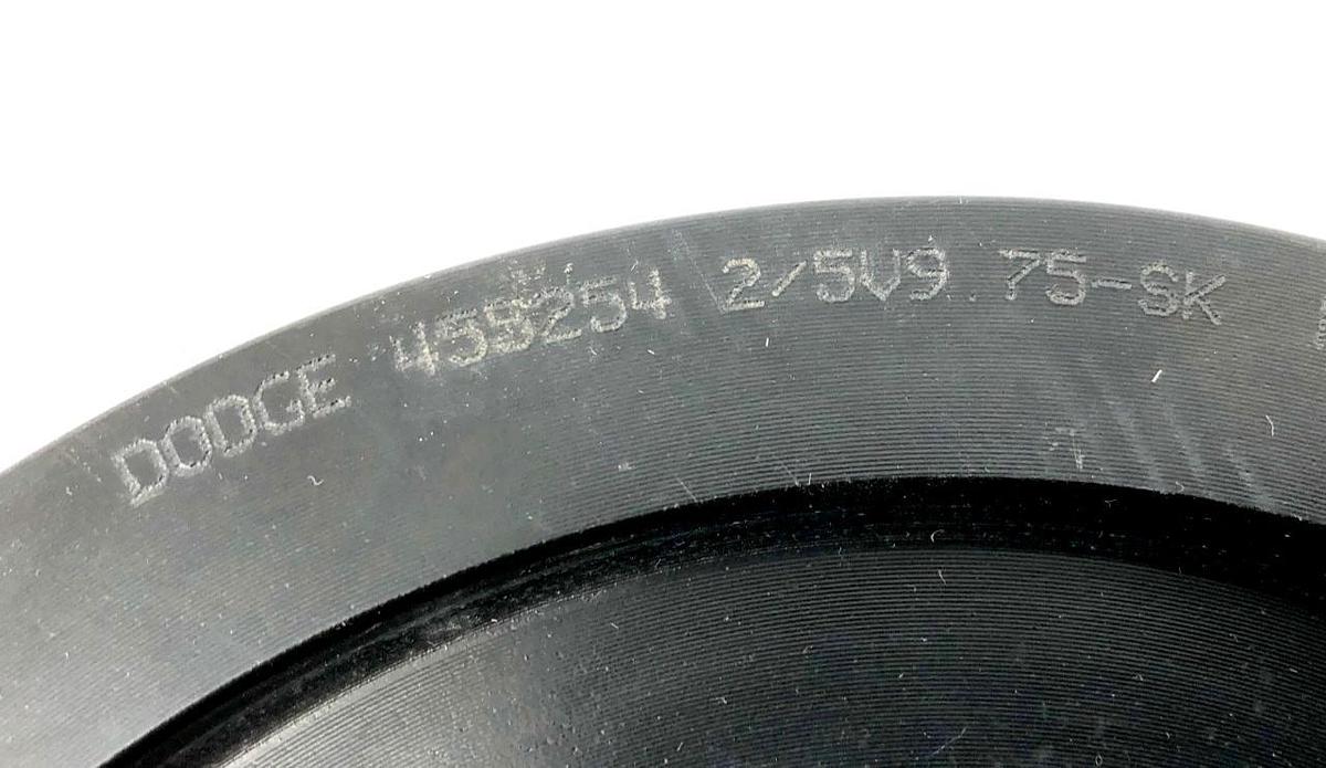 New Dodge 455254 Type C1 Web Sheave 2-3/4" Bore 2-Groove 2/5V9.75-SK - No Box