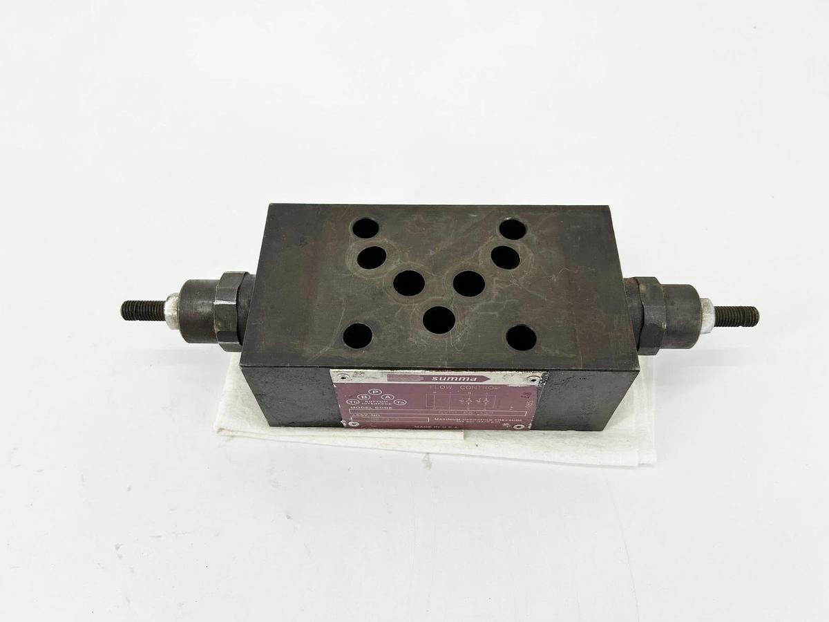 Used Summa SVN1-867332 Flow Control Valve 4570PSI 315BAR