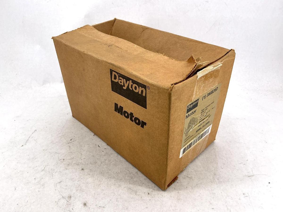 Used Dayton 3M826D Pedestal Fan Motor OD-3/8in1550RPM 2.4A 115V 60HZ 3M826