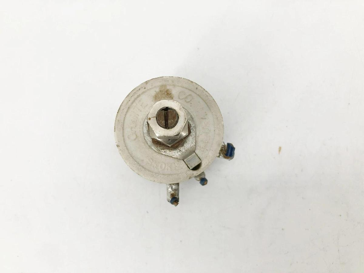 Used Ohmite 0158 Power Resistor Potentiometer 1000 Ohm 0.16A