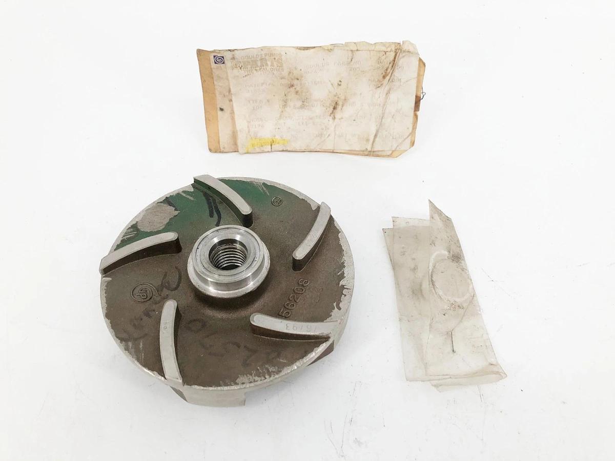 New Goulds 3196 Impeller w/ O-Ring 5-Vane 316SS 1X1-1/2-8 56208 - No Box