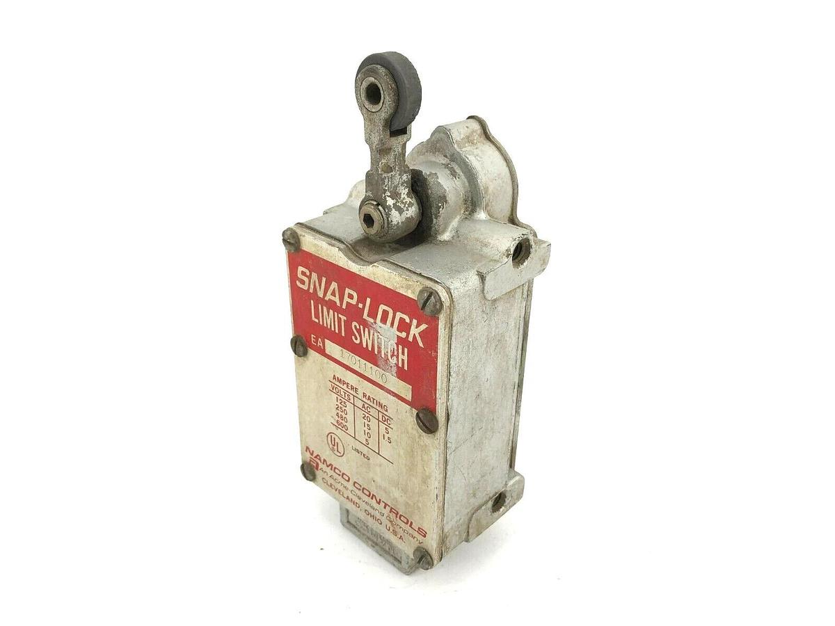 Used Namco Controls EA170-11100 Snap-Lock Limit Switch 600VAC
