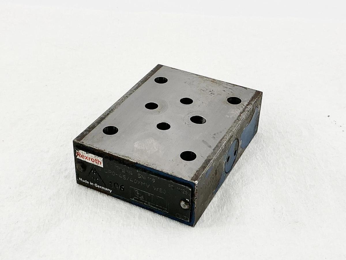 Used Rexroth ZDR 6 DP0-45/40YMV W80 Hydraulic Pressure Reducing Valve R900323664