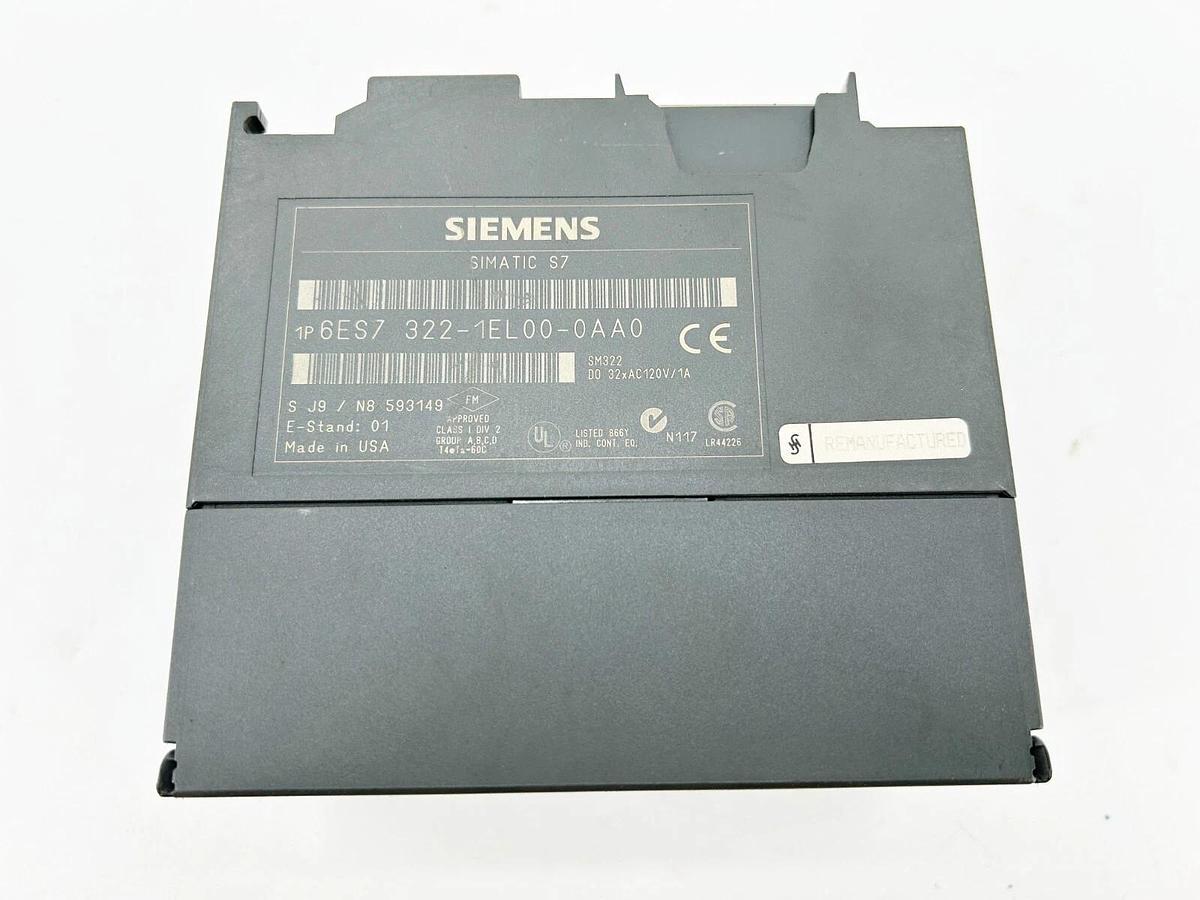 Used Siemens Simatic S7 Output Module 6ES7 322-1EL00-0AA0 Module DOM 32PT 120VAC