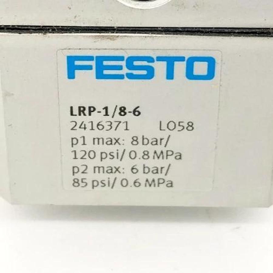 New Festo LRP-1/8-6 Precision Pressure Regulator 8 bar 2416371 - No Box