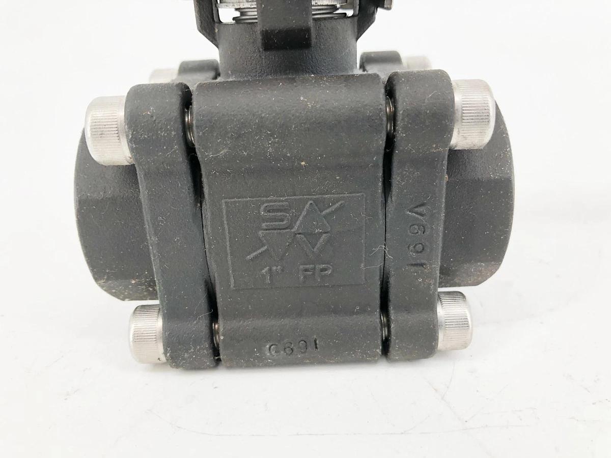 New Sesto Valves M32N-01-C60F-L Ball Valve 1" 2000WOG B16.34 - No Box