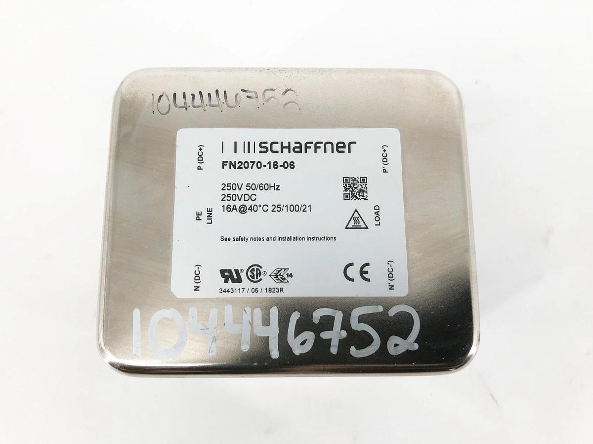 New Schaffner FN2070-16-06 Line Filter 250V 50/60Hz 250VDC 16A - No Box