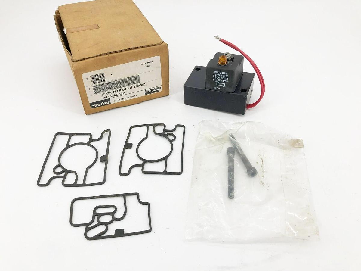 New Parker PS1499G53P Pilot Kit NLOR 45 120VAC K593-327