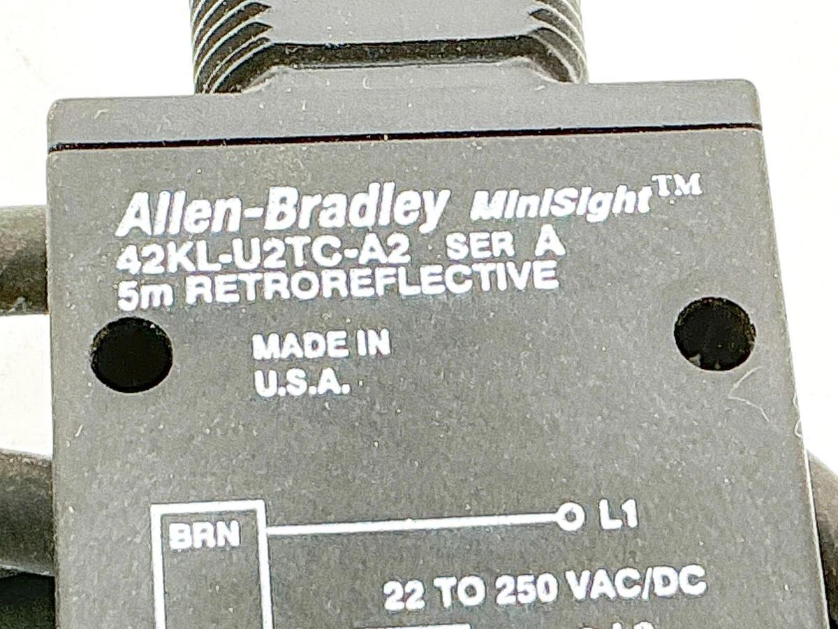 New Allen Bradley 42KL-U2TC-A2 Minisight Sensor 250V Ser.A - No Box