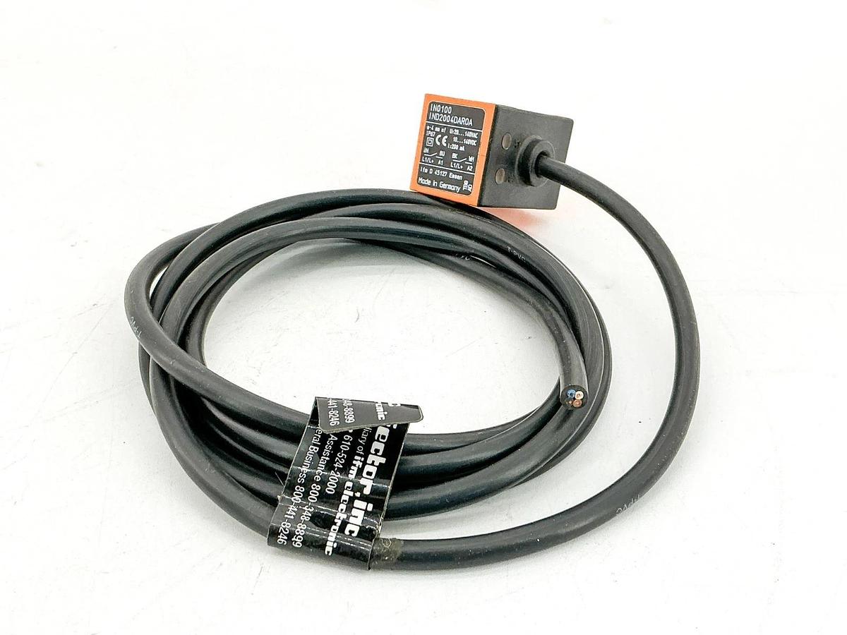 Used IFM IN0100 IND2004DAROA Proximity Switch 140V 200mA