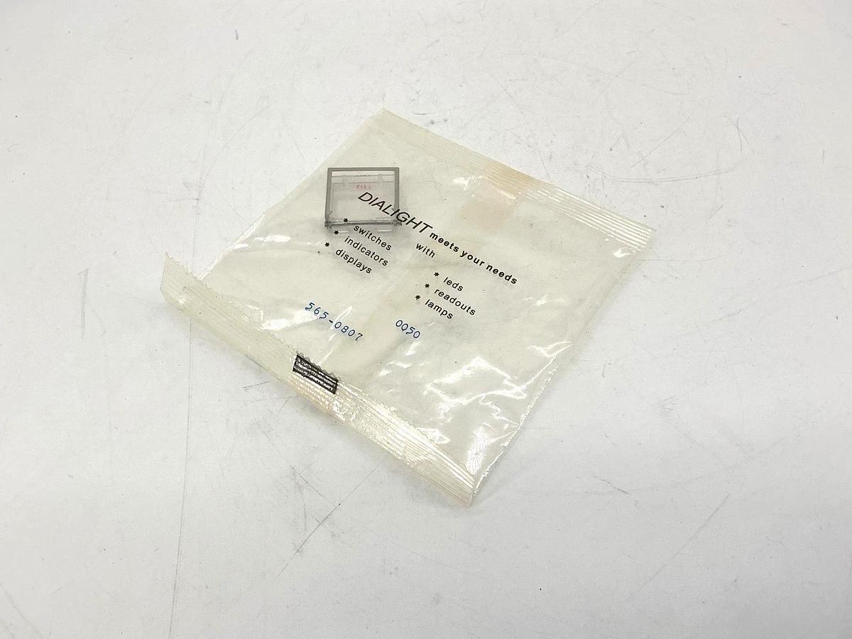 Lot of 2 New Dialight 565-0807 Switch Bezel Cap Clear 5650807