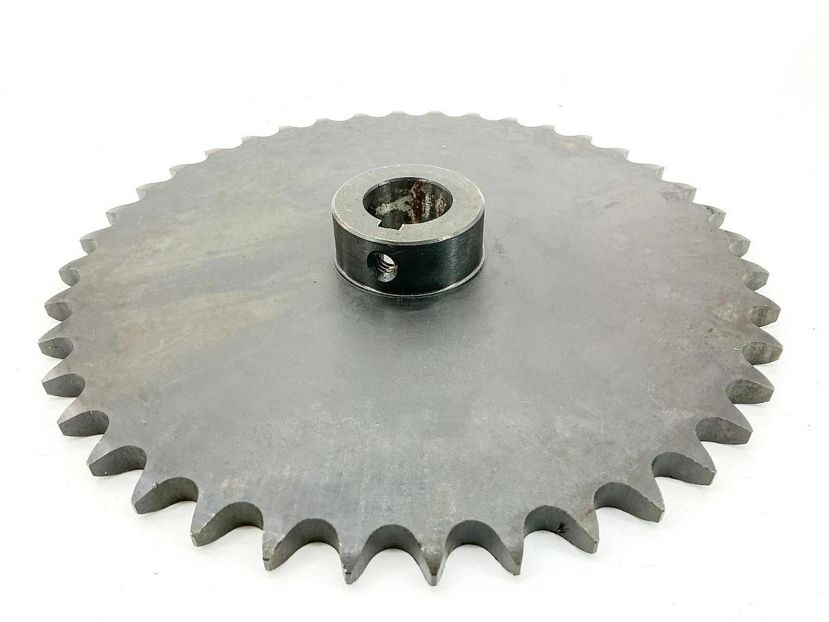 New 50B40LGHR-C Sprocket 40 Tooth .989" Bore .249"Keyway - No Box