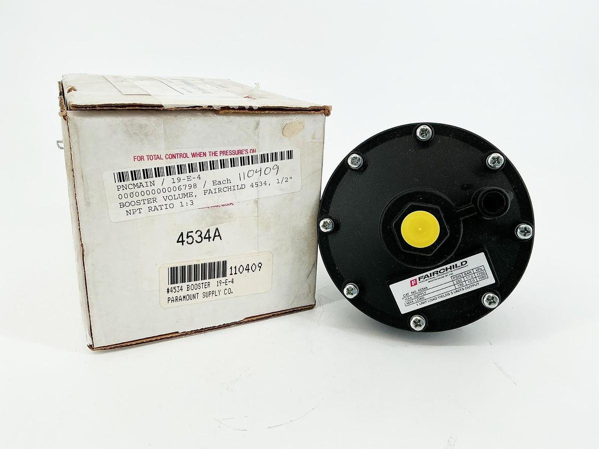New Fairchild 4534A Volume Booster 250PSI 17Bar 1:3 Ratio