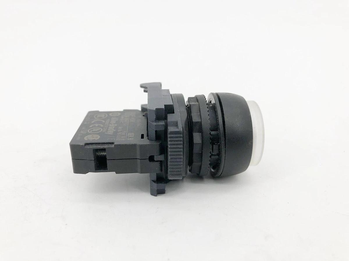 New Allen Bradley 800F-N3R Ser. B Red LED Module w/ Pushbutton 24VAC/DC 22mm