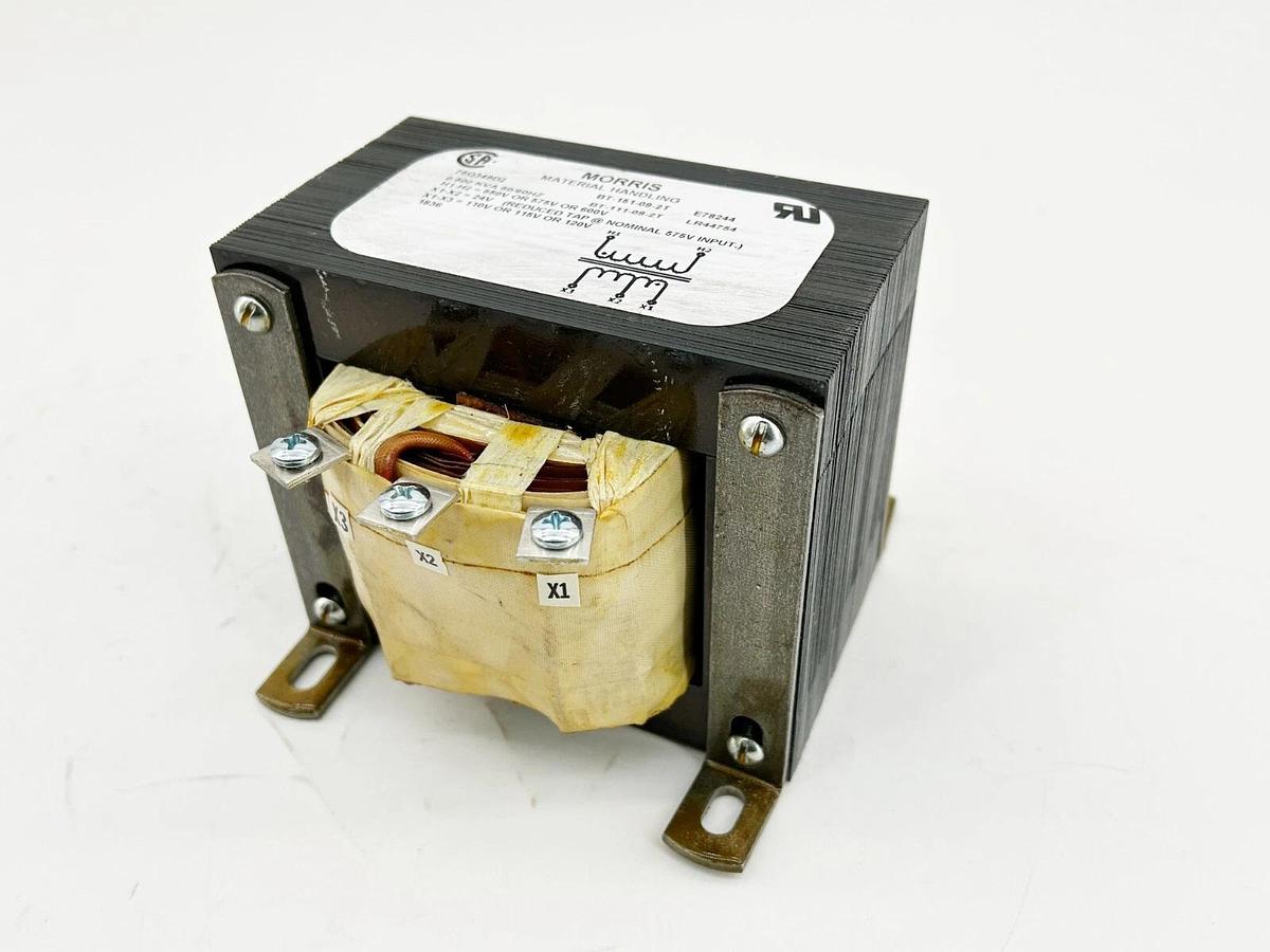 New Morris 75Q349D2 Transformer 500VA 550-600V Pri. 24V/110-120V Sec.
