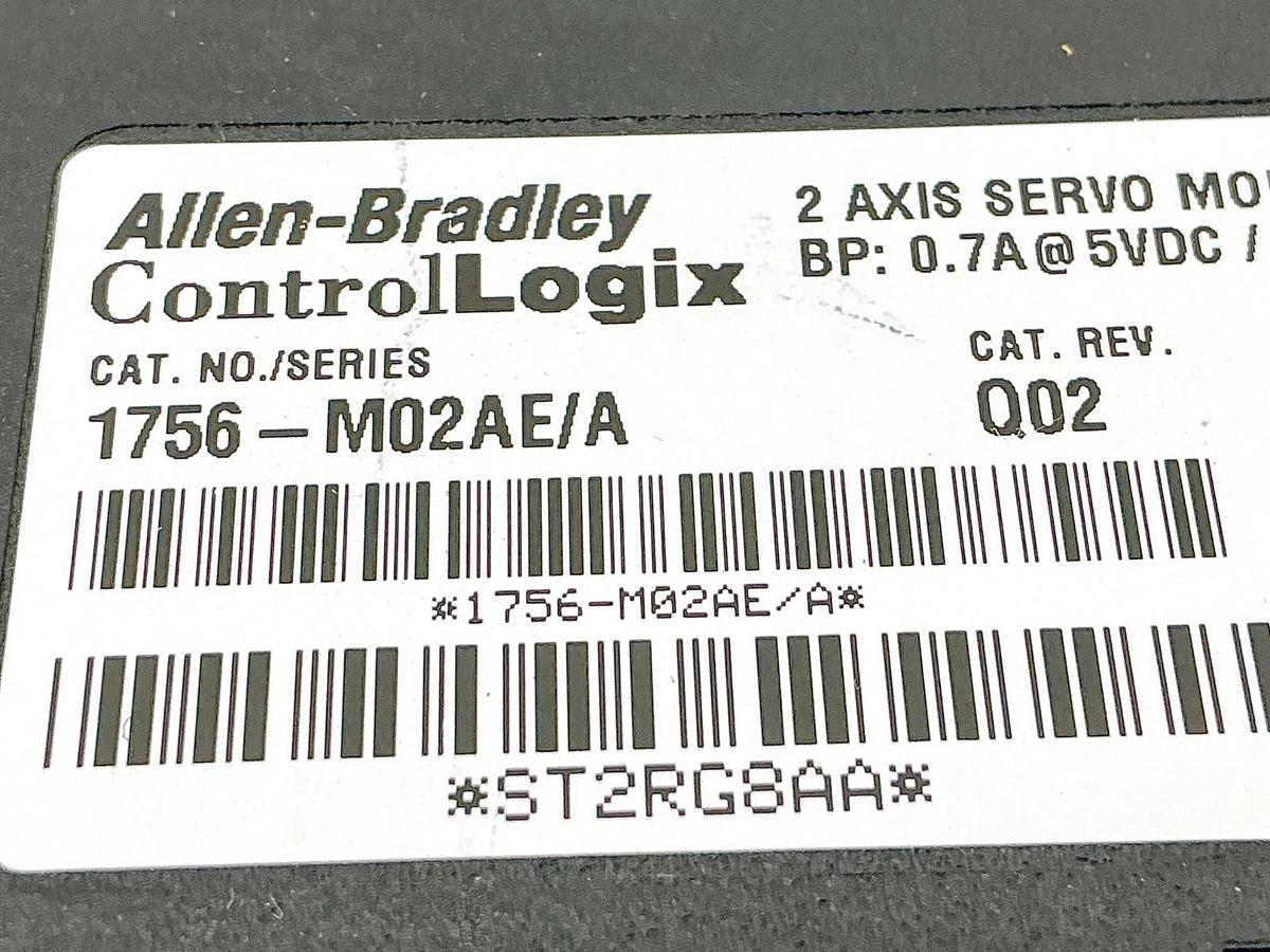 New Allen Bradley 1756-M02AE/A ControlLogix 2 Axis Servo Module 240V 0.7A Ser.A