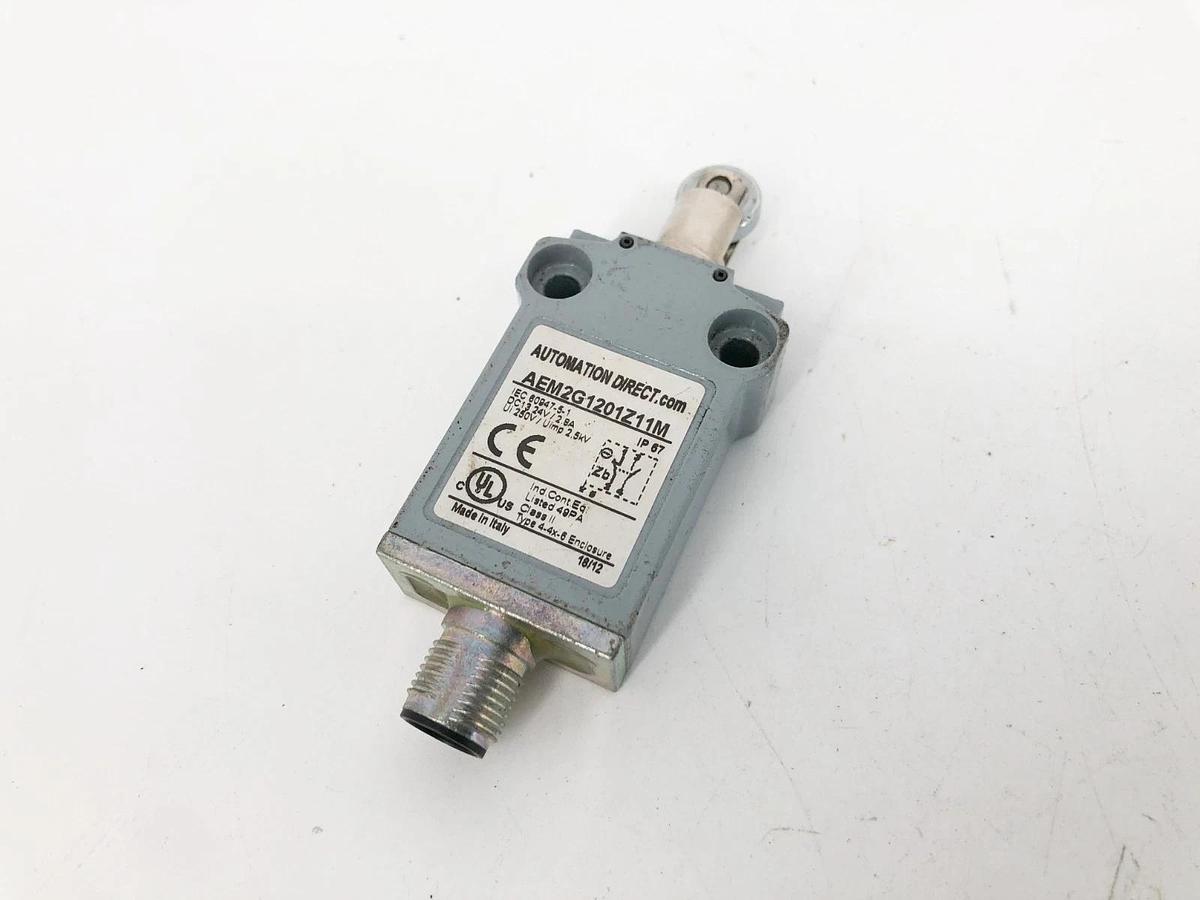 Used Automation Direct AEM2G1201Z11M Limit Switch 24V 2.8A