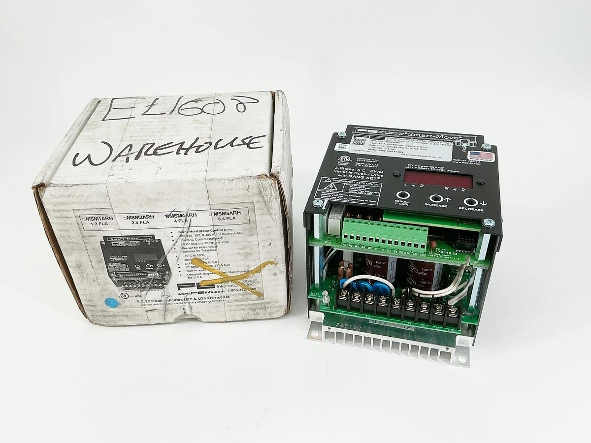 New PE MSM4ARH Micro Speed Smart Move Drive 2HP 4FLA 480V