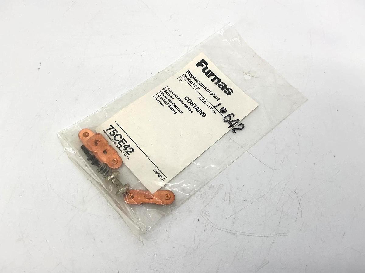 Lot of 2 New Furnas 75CE42 Ser A Replacement Part Contact Kit for 42CE - 1-Pole