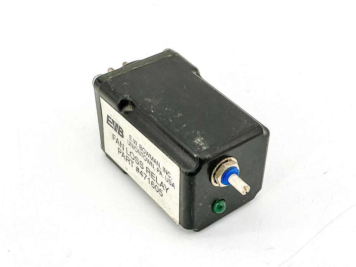 Used E.W. Bowman 471605 Fan Loss Relay 8-Pin