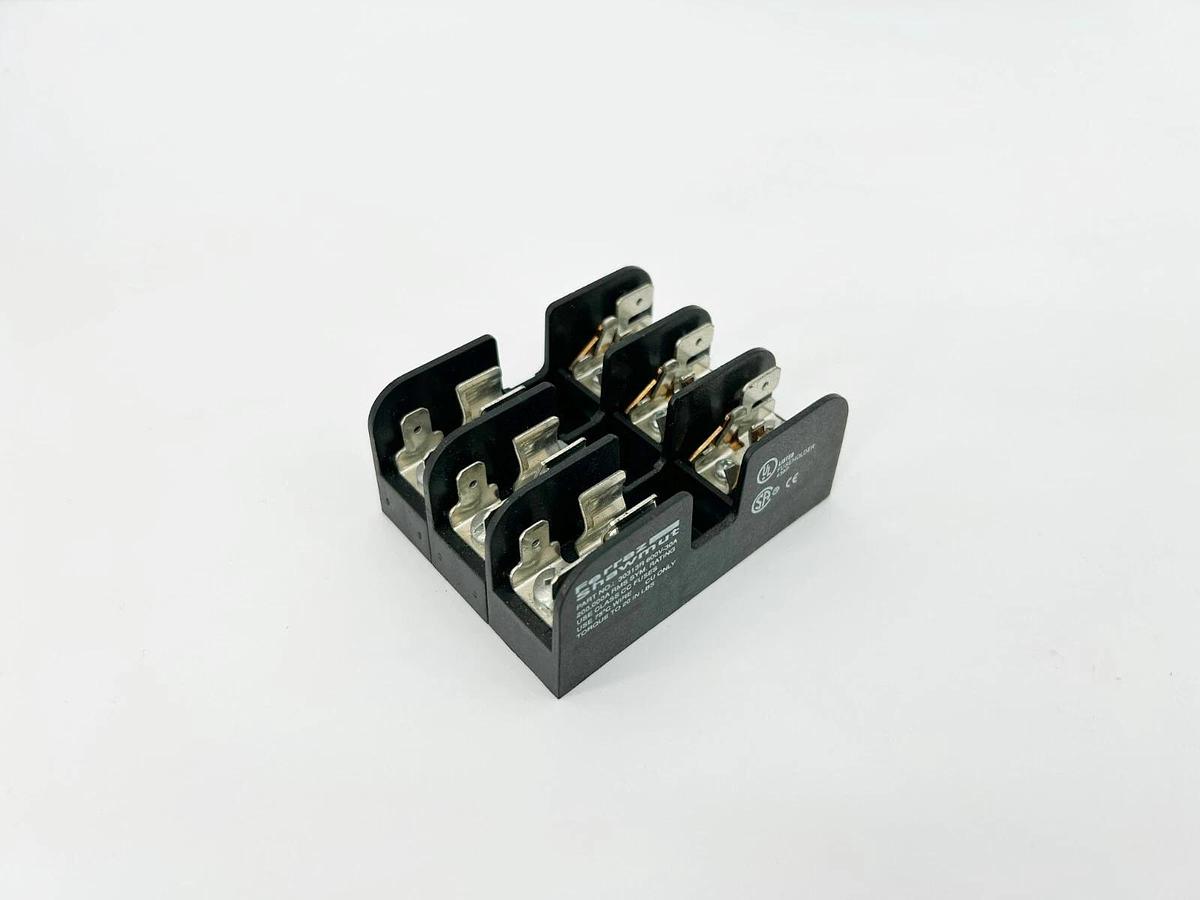 Lot of 2 New Ferraz Shawmut 30313R Fuse Holders, 3P, 600V, 30A