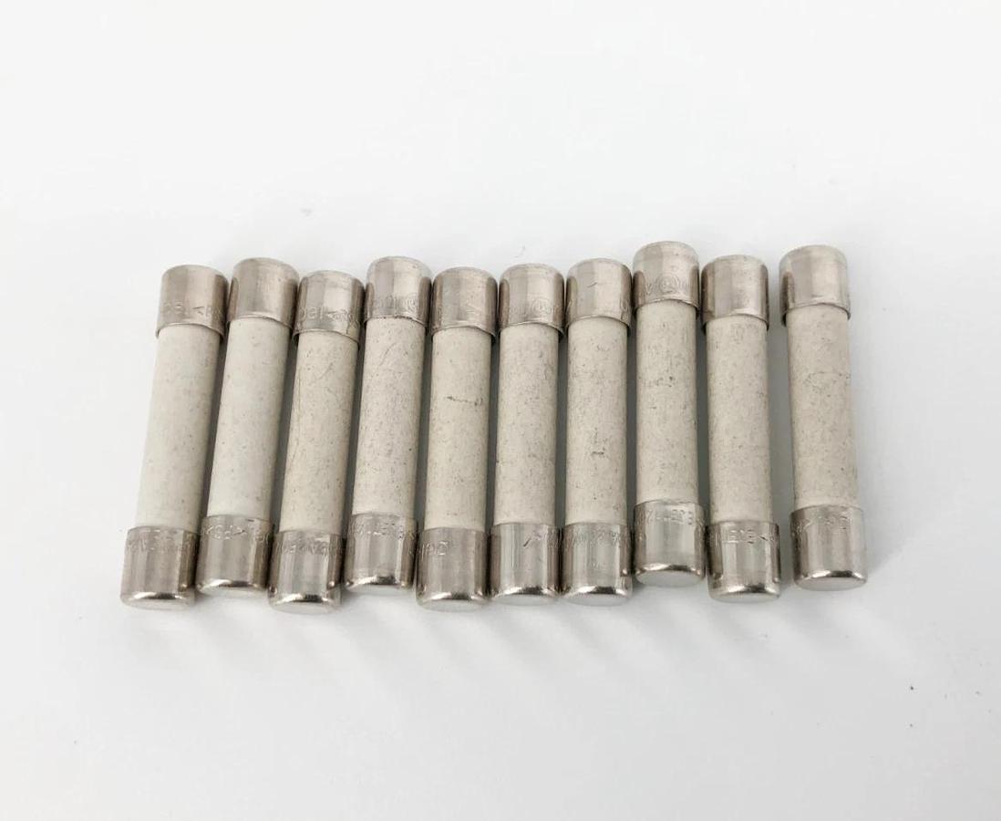 Lot of 10 New Mersen GAB2-1/2 Fast Acting Fuses 2.5A 250VAC - No Box