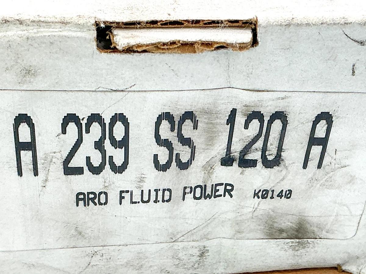 New ARO A239SS-120-A Solenoid Valve 120VAC 6.9VA A 239 SS 120 A