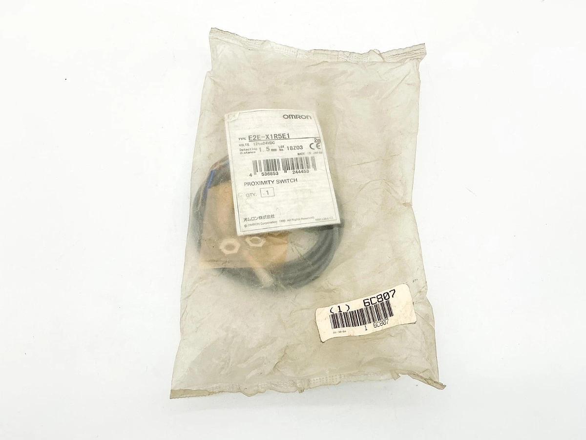 New Omron E2E-X1R5E1 Proximity Switch 12-24VDC 1.5MM Detecting Distance