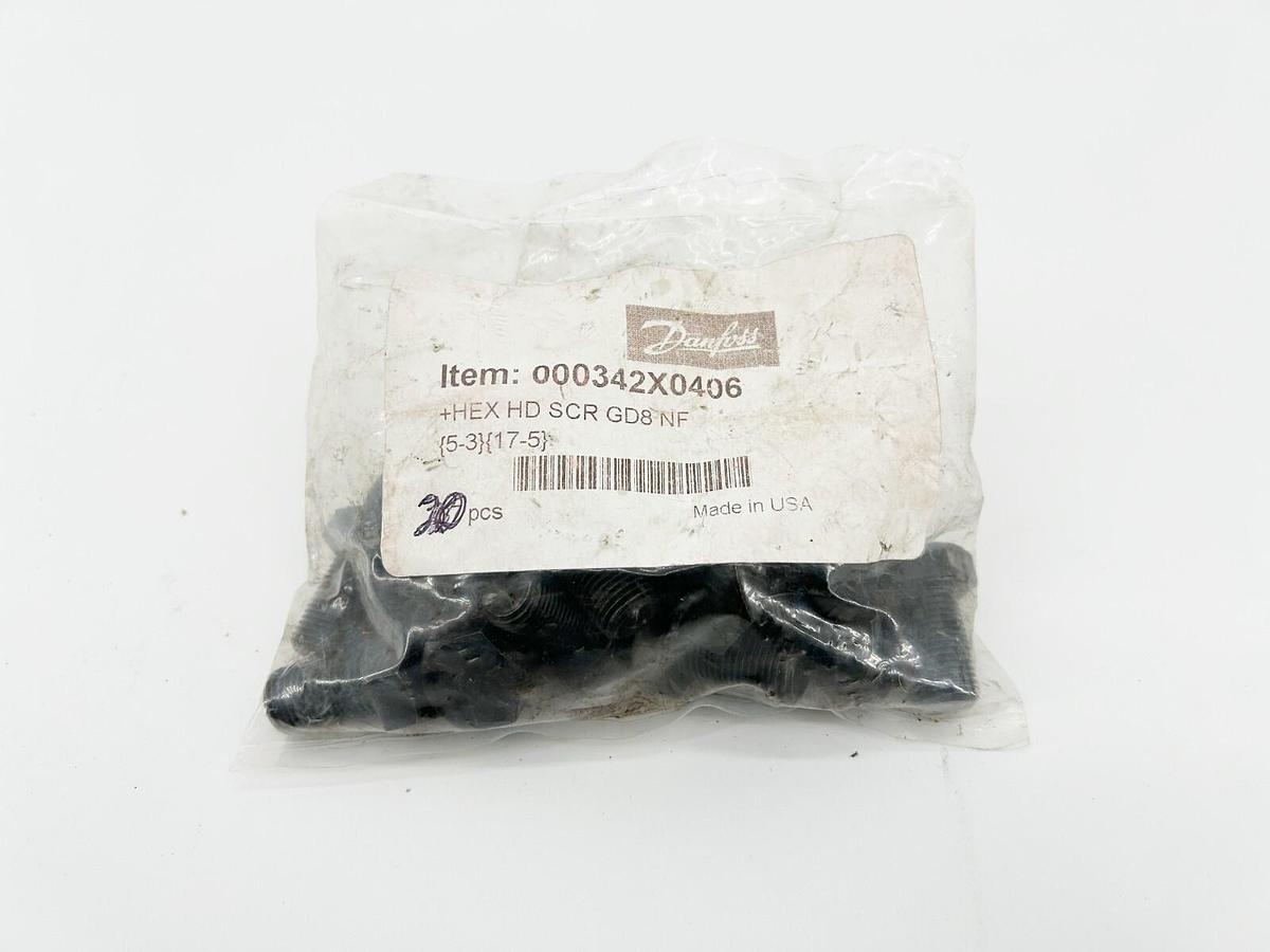 New Danfoss 000342x0406 Airflex Spare Part Hex Head Cap Screw SCR GD8 NF 20PCS