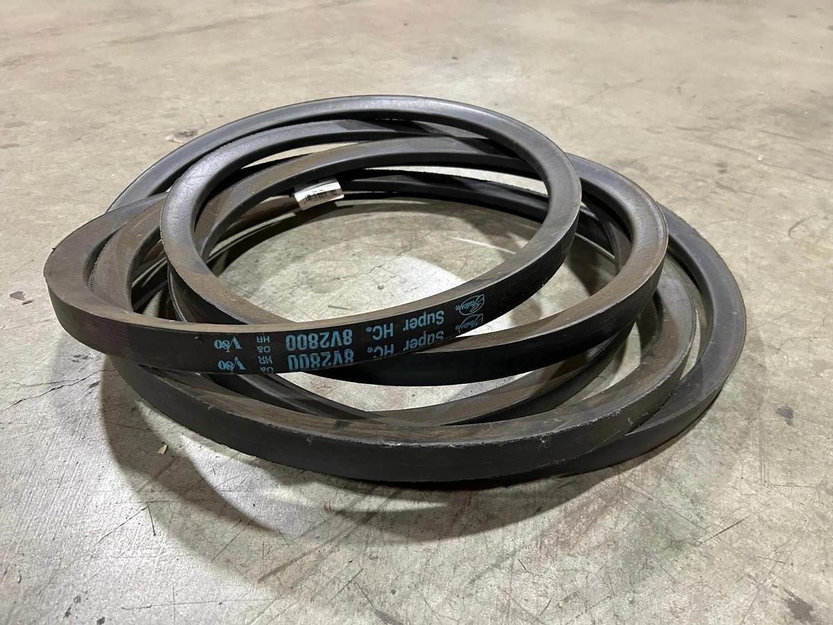 New Gates 8V2800 Super HC Powerband V-Belt 9336-2800 V80 - No Box