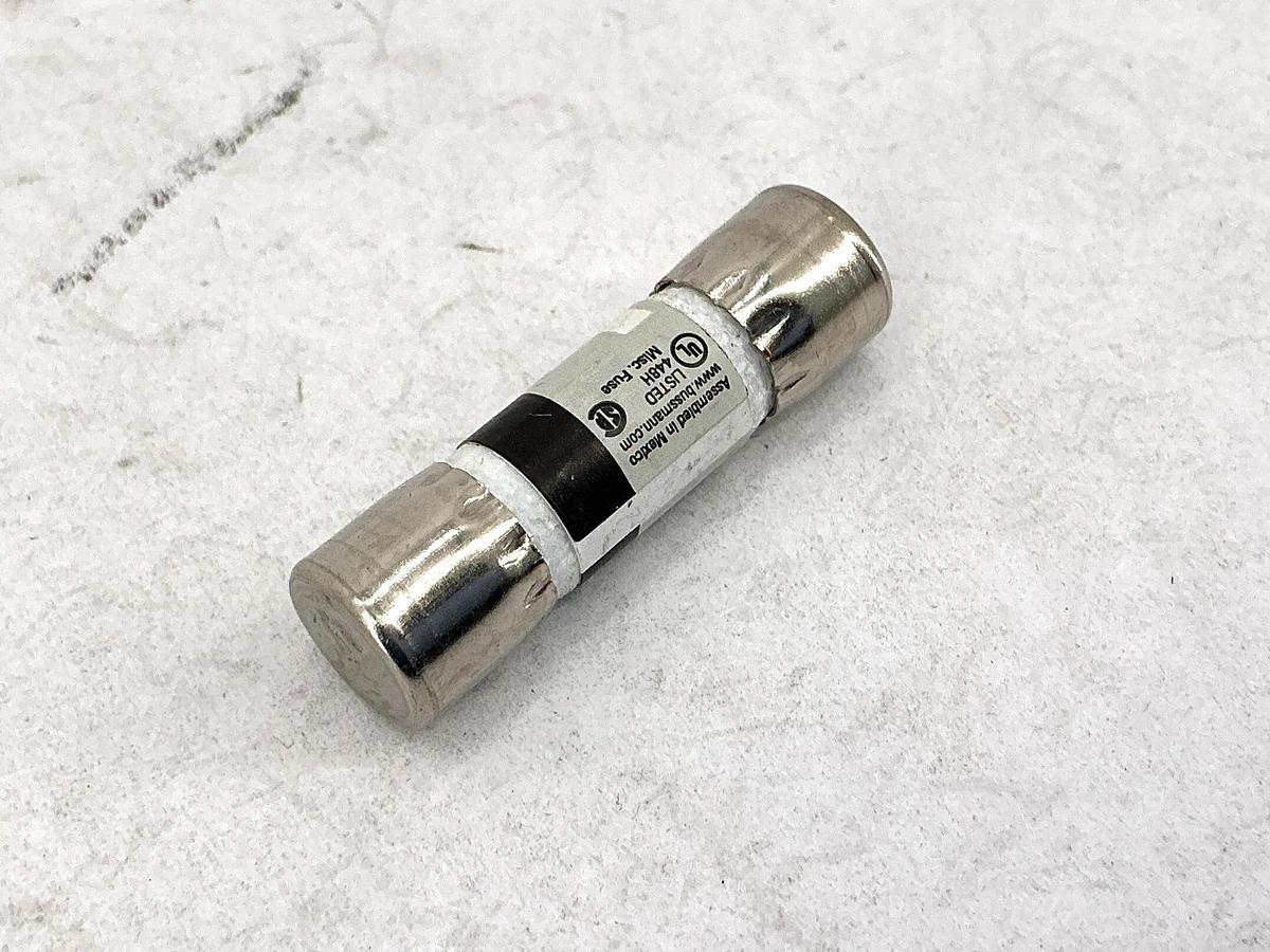 Lot of 3 New Bussmann BBS-2 600Vac Fast-Acting Fuse 2A 600V