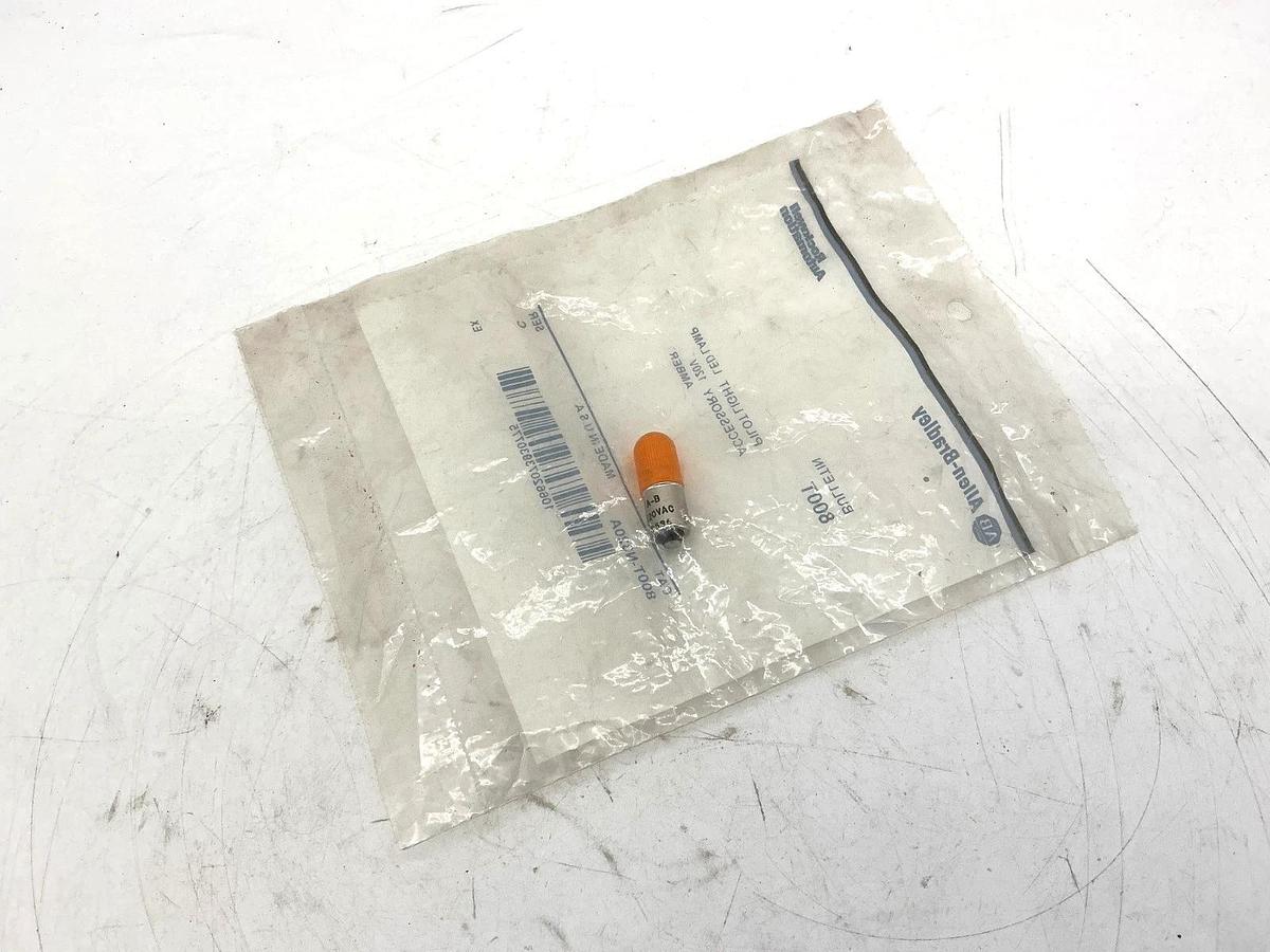 New Allen Bradley 800T-N320A Ser C Pilot Light Accessory LED Lamp 120V Amber