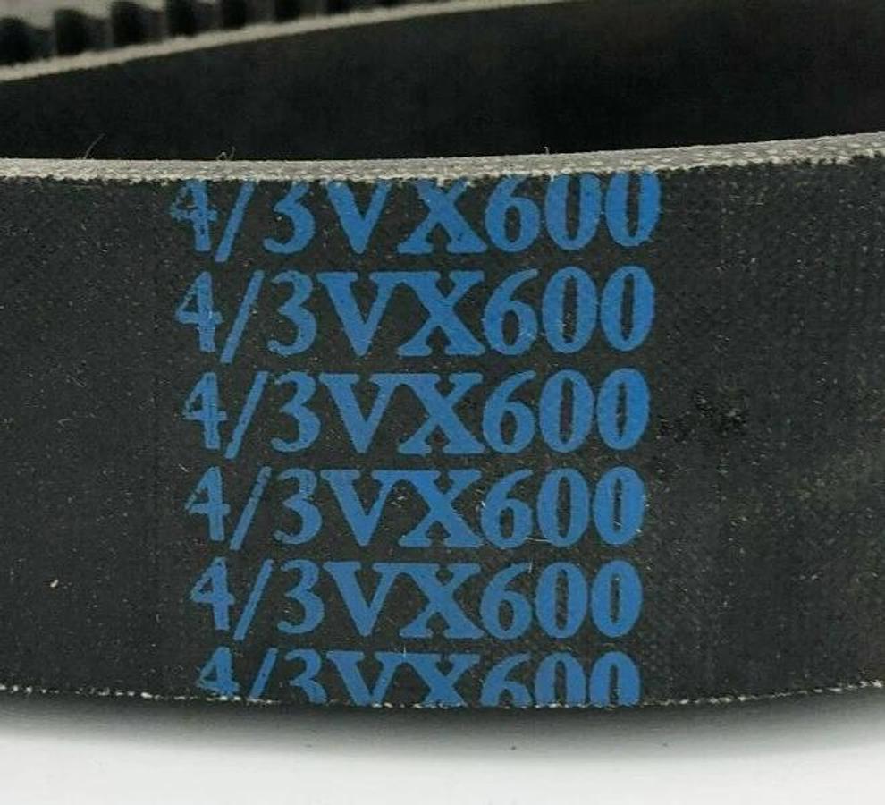 New D & D Dura Prime 4/3VX600 Cog Belt 1.58" x 60" 4-Band