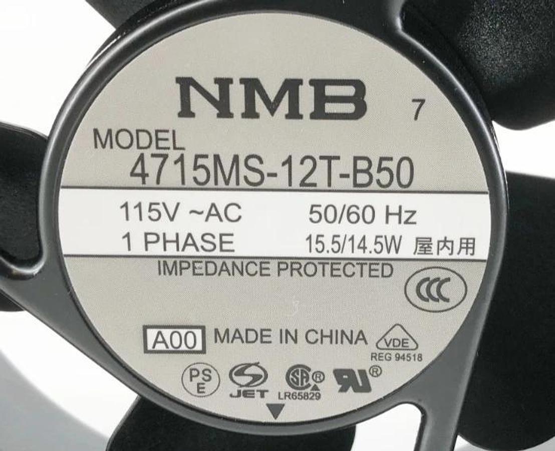 New NBM 4715MS-12T-B50 Cooling Fan 115VAC 1 Phase 15.5/14.5W - No Box