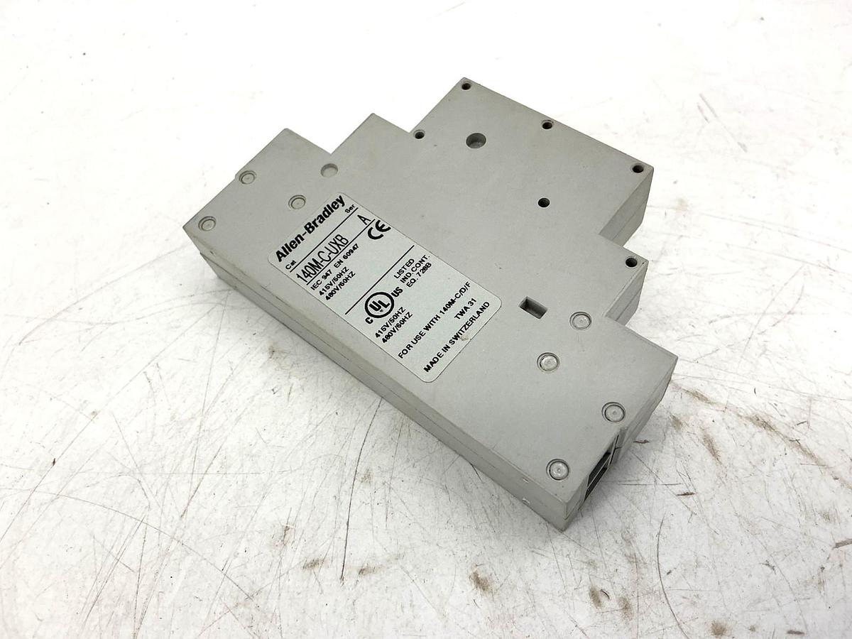 Used Allen Bradley 140M-C-UXB Ser A Undervoltage Release Module 415/480V 50/60HZ