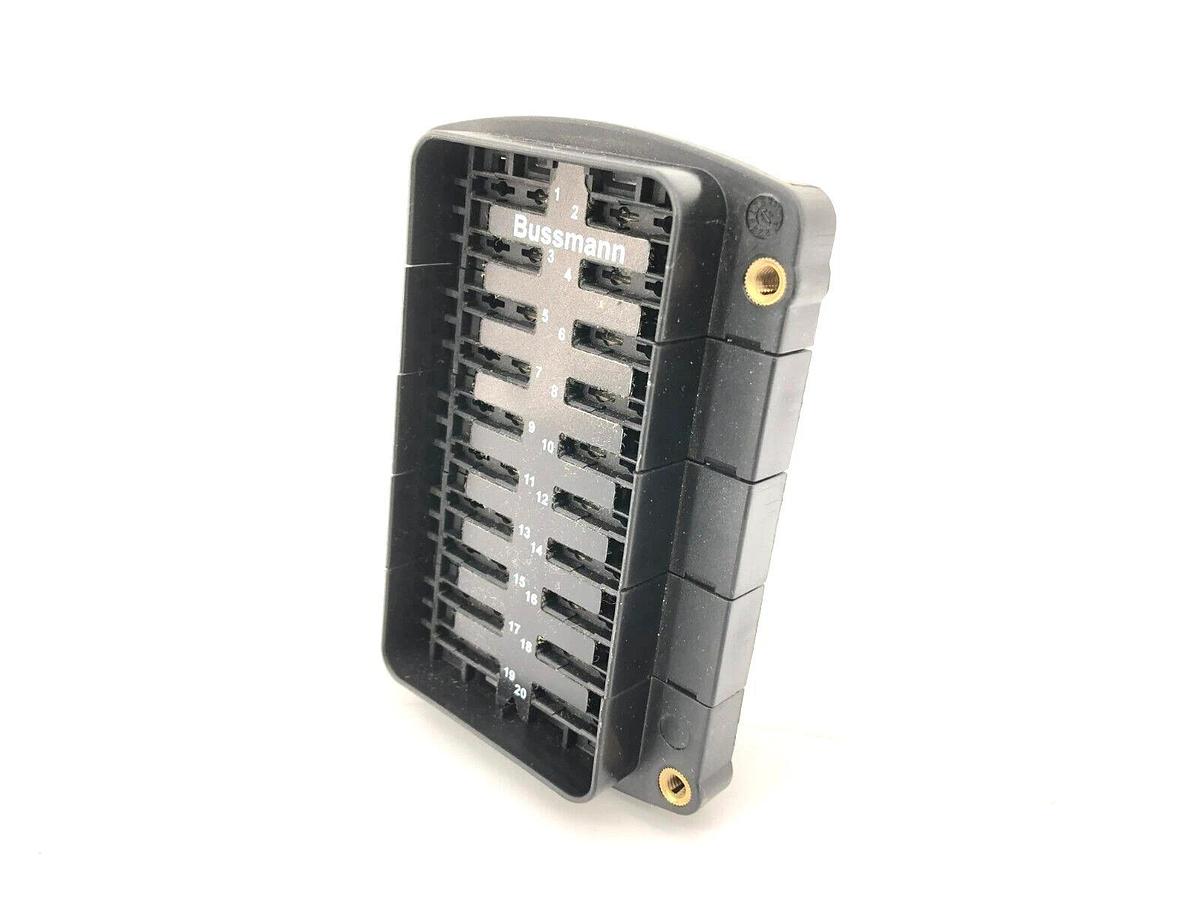 New Bussmann Fuse Holder Rear Terminal ATC Fuse Panel 20-Pole