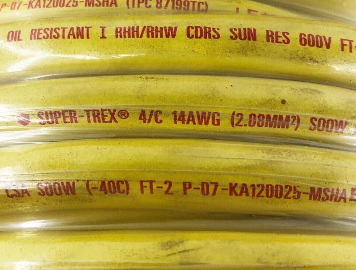 New TPC 87199TC Super-Trex Portable Cord 14/4C 14AWG SOOW 18LB. Reel