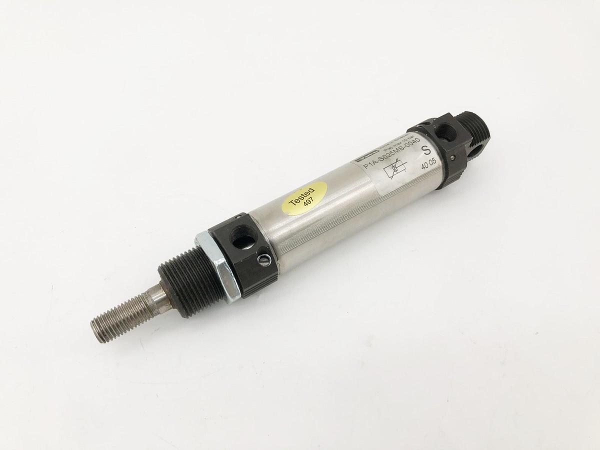 New Parker P1A-S025MS-0040 Mini ISO Cylinder 25mm Bore 40mm Stroke - No Box