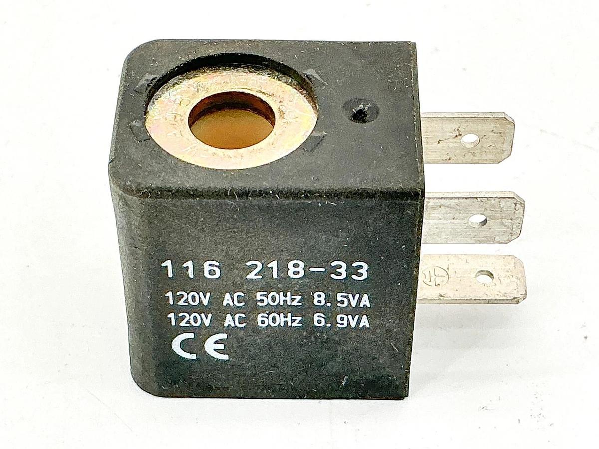 New Ingersoll Rand 8-22 Solenoid Valve Coil 120V 50/60Hz 6.9VA - No Box