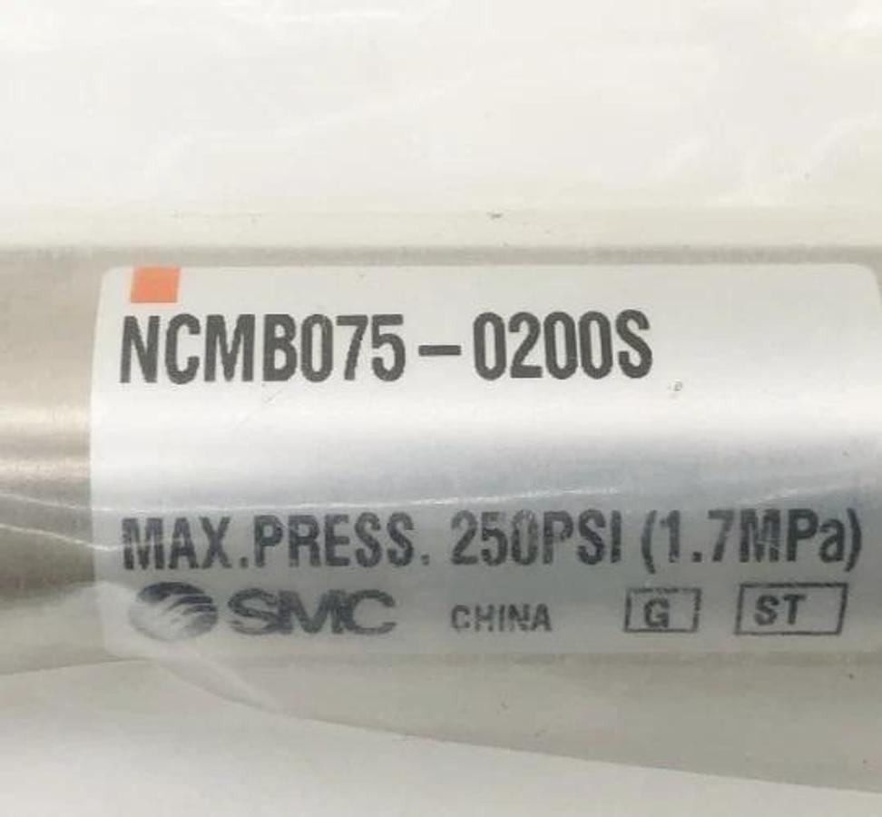 New SMC NCMB075-0200S Pneumatic Cylinder 250psi Ø3/4" 2" Stroke
