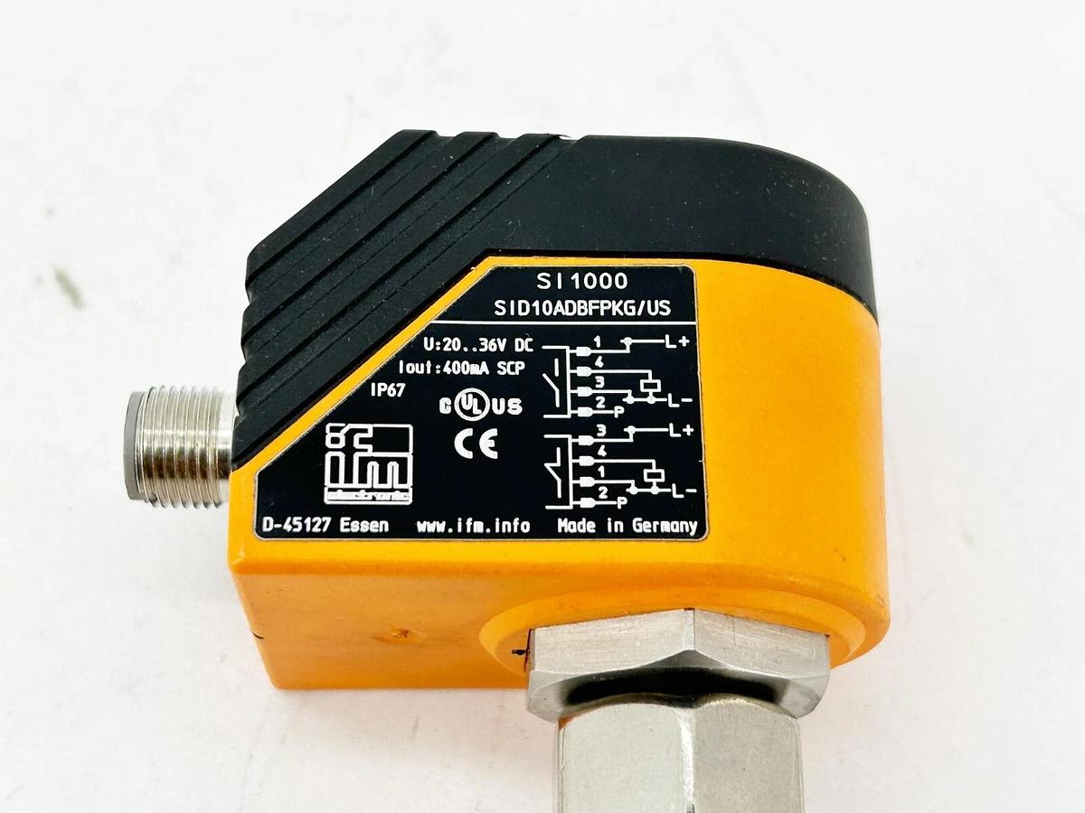 New IFM SI8503 Flow Monitor 36VDC 400mA IP67