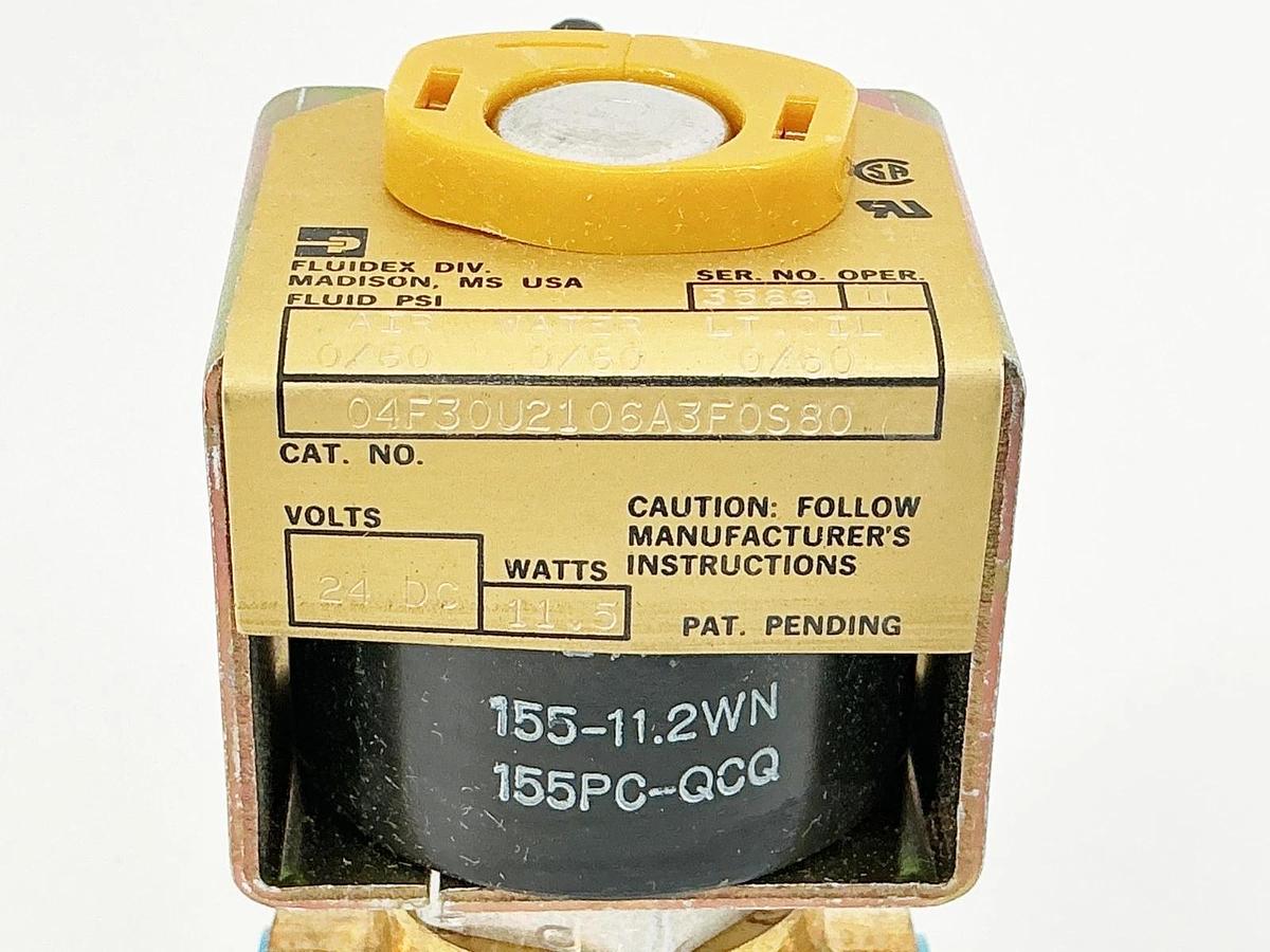 New Parker 04F30U-2106A-3FO580 Solenoid Valve 24VDC 11.5W